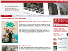 Tablet Screenshot of buchhandlung-am-obstmarkt.de